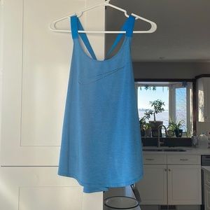 Blue Nike tank top